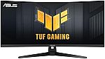 ASUS TUF Gaming 34” QHD Ultra-Wide Curved Monitor (VG34VQ3B) $236.55