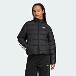 adidas women Essentials CLIMAWARM 3-Stripes Synthetic Down Jackets $28 + Free Shipping