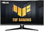 ASUS TUF Gaming 31.5” QHD Curved HDR Gaming Monitor (VG32WQ3B) $179
