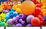 LG 75” UT75 Series LED 4K UHD Smart webOS TV (2024) $350
