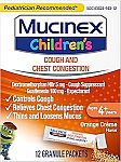 12-ct Mucinex Children's Chest Congestion Expectorant and Cough Suppressant Mini-Melts $3.89