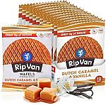 12 Count Rip Van Wafels Dutch Caramel & Vanilla Stroopwafels $9.60
