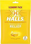 80 Count HALLS Relief Honey Lemon Cough Drops $2.97