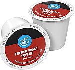 100 Count Amazon Brand - Happy Belly Dark Roast Coffee Pods, French Roast $19.46