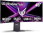LG 45GX900A-B 45" Ultragear WQHD OLED Curved Gaming Monitor $796.99