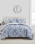 Macy's Leah Damask 3-Pc. Comforter Sets $23 and more