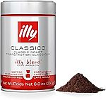 8.8 oz Illy Classico Ground Drip Coffee, Medium Roast $7.70 and more
