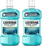 2-pack 1L Listerine Cool Mint Antiseptic Mouthwash $9