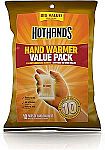 10 Count HotHands Hand Warmer Value Pack $4.99
