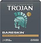 96-Count Trojan Bareskin Thin Premium Lubricated Condoms $27.80