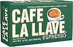 10 Ounce Cafe La Llave Dark Roast Ground Espresso Coffee $3.59