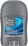 DOVE MEN + CARE Antiperspirant Deodorant Stick 0.5 Oz Travel Size $0.89