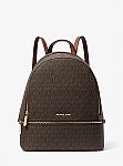 Michael Kors Rhea Medium Signature Logo Backpack $64 and more