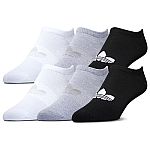 6-pk adidas Men’s Originals Superlite No Show Socks $4