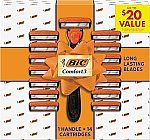 BIC Comfort 3 Holiday Gift Set (1 Handle and 14 Cartridges) $5.91