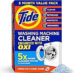 5-pack Tide Washing Machine Cleaner $7.52