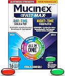 Select Amazon Accounts - 3x 24ct Mucinex Fast-Max Maximum Strength Day & Night Cold and Flu Gels $17.75