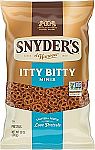 12-Oz Snyder's of Hanover, Itty Bitty Minis Pretzels $2