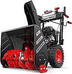 Snow Blower, 24-Inch Gas Powered Snow Blower 7HP OHV 212cc Engine $385.30