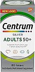 80-Ct Centrum Silver Adult Multivitamin/Multimineral Supplement Tablet $3