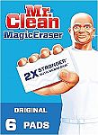 6-Count Mr. Clean Magic Eraser Original Cleaning Pads $3