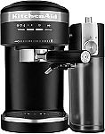 KitchenAid Metal Semi-Automatic Espresso Machine with Free Automatic Milk Frother $99 
