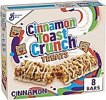8 Count Cinnamon Toast Crunch Breakfast Cereal Treat Bars $1.39