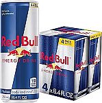 4-Pack 8.4-Oz Red Bull Energy Drink $4.02