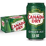 12-Pack 12-Oz Canada Dry Ginger Ale Soda $4.75