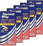 150-Count Reynolds Wrap Pre-Cut Pop-Up Heavy Duty Aluminum Foil Sheets $11
