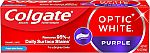 Colgate Optic White Purple Toothpaste for Teeth Whitening 4.2 Oz $2.70