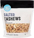 16 Oz Happy Belly Cashews, Roasted & Salted $4.96
