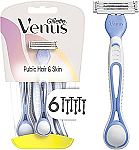 6 Count Gillette Venus Women's Disposable Razors $2.96