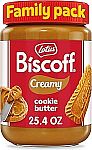 25.4 oz Lotus Biscoff, Cookie Butter Spread, Creamy $5