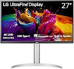 LG 27UP850K-W 27” Ultrafine 4K Monitor $259.99