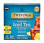 72-Count Twinings Strawberry and Raspberry Herbal Iced Tea $4.72