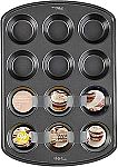 12-Cup Wilton Perfect Results Premium Non-Stick Cupcake Pan $6.49 (Reg $13.49)