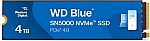 4TB WD Blue SN5000 NVMe Internal SSD $199.99