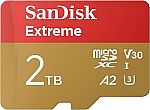2TB SanDisk Extreme microSDXC UHS-I Memory Card w/ Adapter $179.99