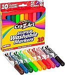 10-Count Cra-Z-Art Classic Washable Broadline Markers $0.75