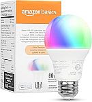 Amazon Basics Smart A19 LED 800LM Color Changing Light Bulb $0.99 (YMMV)