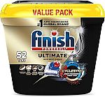 52 Count Finish Ultimate Dishwasher Detergent Tabs $12