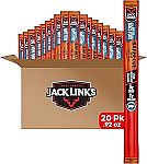 20 Count Jack Link's Meat Sticks, Barbecue Pork Recipe $10.50