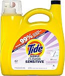 117-Oz Tide Simply Clean Laundry Detergent (4 for $32, $8 each)