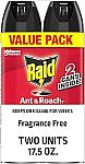 2-Pack 17.5-Oz Raid Fragrance-Free Ant & Roach Killer Spray $7.88 (Reg $11.89)