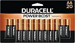 20-Count Duracell Coppertop AA Batteries $9.21 (Reg $18.99)