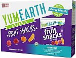 10pack YumEarth Organic Fruit Snacks Box, 0.7 Ounce $4.94