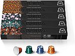 50 count Nespresso Capsules Original Line, Morning Lungo Blends Variety Pack $35.62