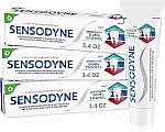 3-pk 3.4oz Sensodyne Sensitivity Gum and Enamel Fluoride Toothpaste $11.68
