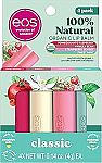 4-pack eos 100% Natural & Organic Lip Balm Sticks $4.53